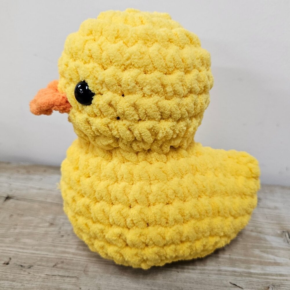 Handmade Crochet Duck Plushie